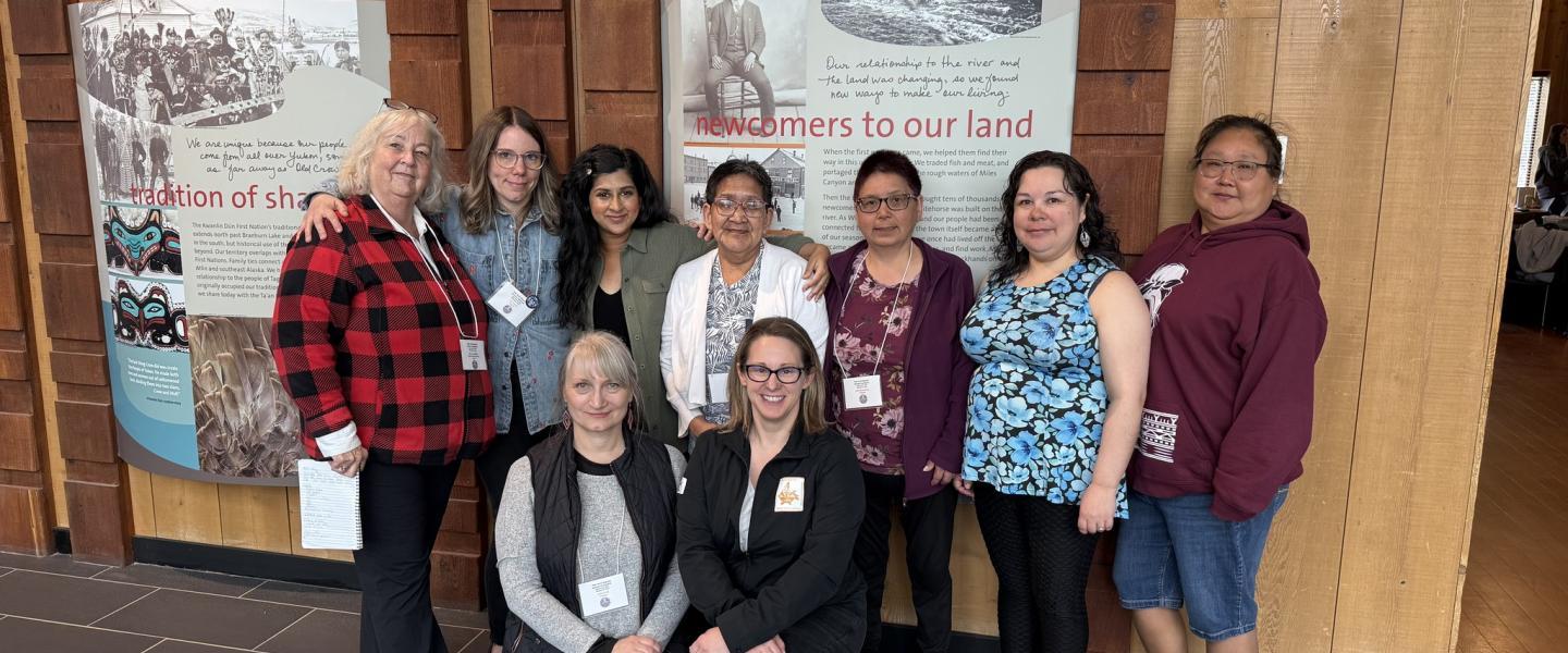 Photo of women members of NEU and PSAC