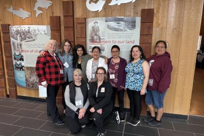 Photo of women members of NEU and PSAC